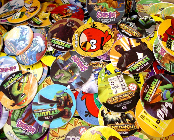 Collectible tazos